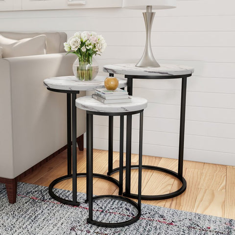 Caire Nesting End Table