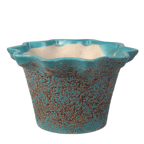 Blue Ceramic Pot Planter