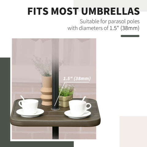 Chrissette Metal Outdoor Bistro Table