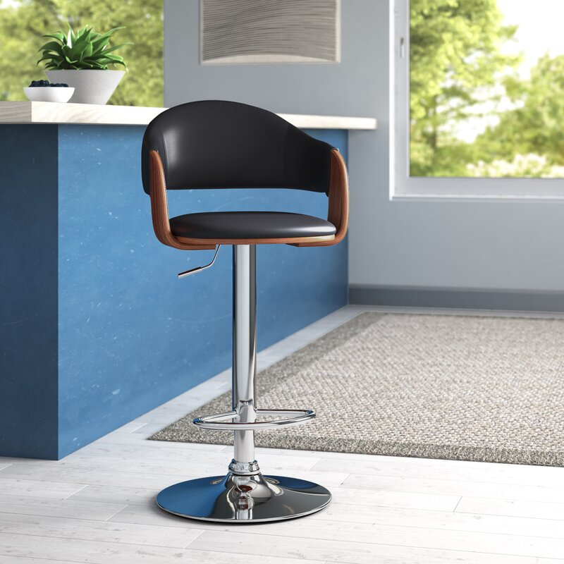 Claireville Swivel Adjustable Height Stool