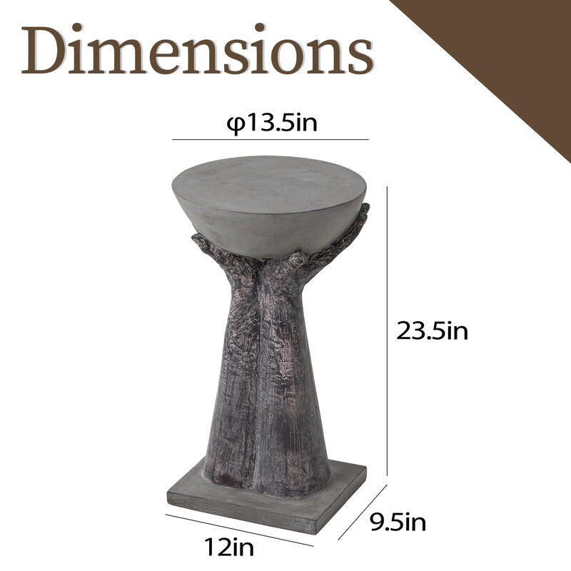 Concrete Outdoor Side Table