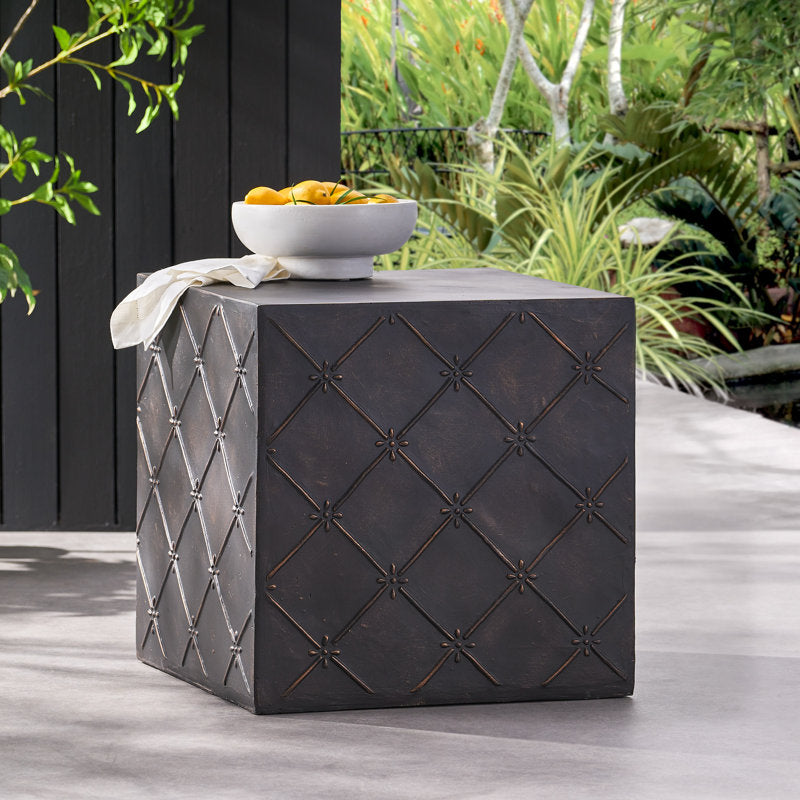 Concrete Outdoor Side Table