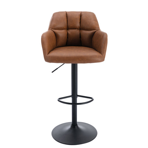 DY-YS6022-VG-2PCS-GREY,DY-GY5117B-VE-BEIGE Swivel Adjustable Height Stool (Set of 2)