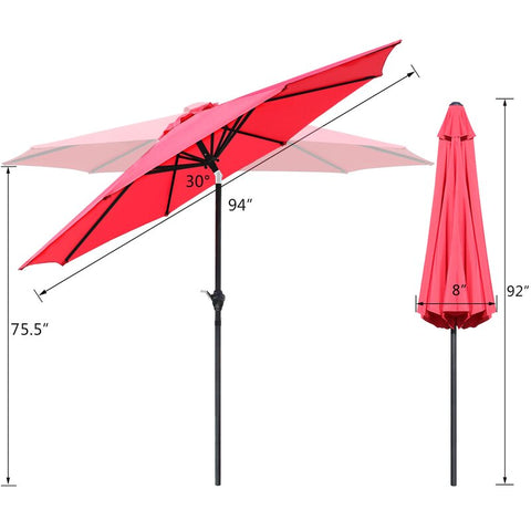 Darrin 94'' Market Umbrella
