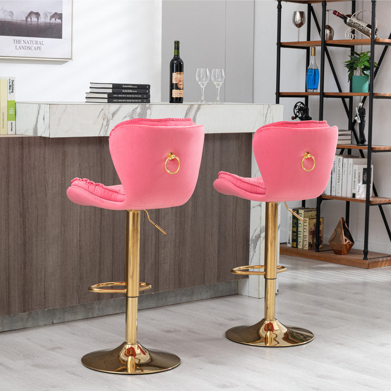 Denyia Adjustable Height Stool (Set of 2)