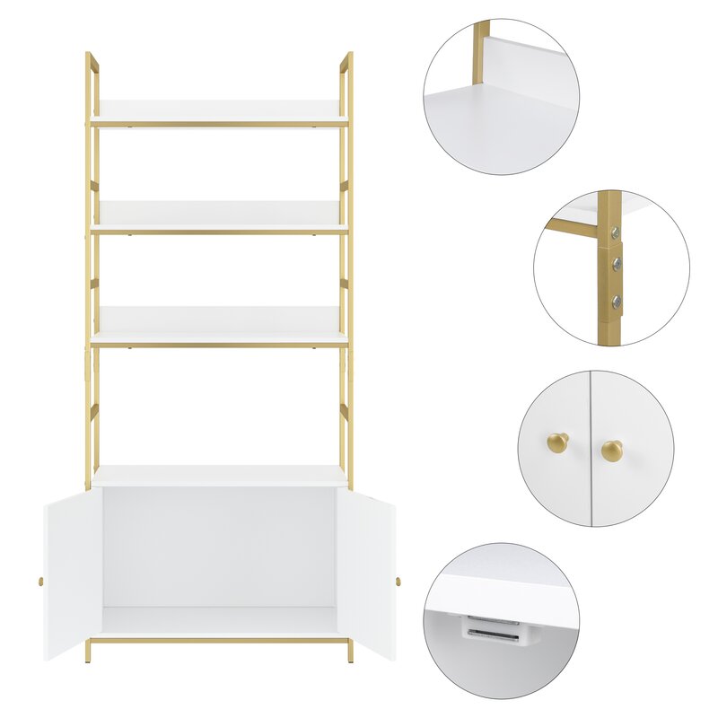 Ehren 70.8" H x 31.1" W Standard Bookcase