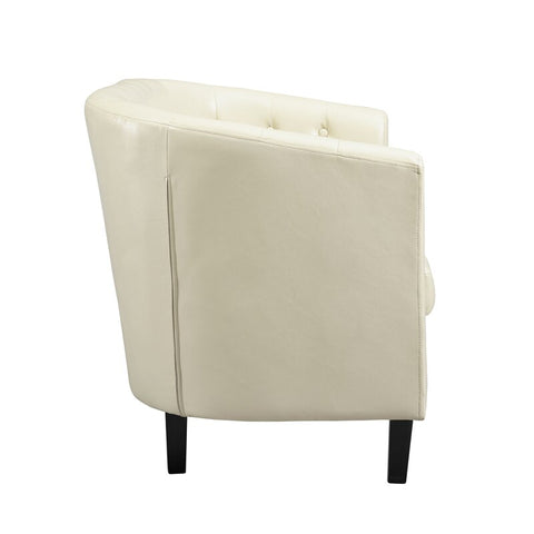 Engelhardt Vegan Button Tufted Loveseat, 2 Seater Sofa, Small Loveseat for Bedrooms and Living Room