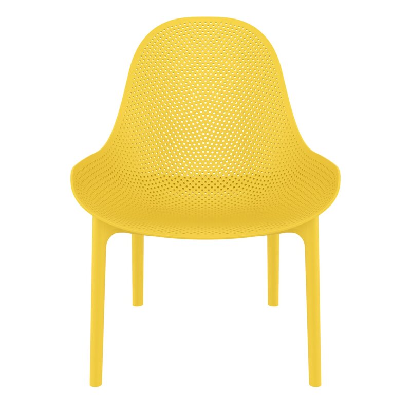Farrah Outdoor Armless Lounge Chair (Set of 2)