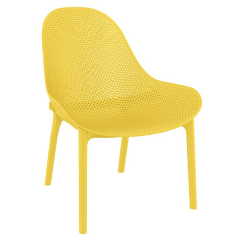 Farrah Outdoor Armless Lounge Chair (Set of 2)