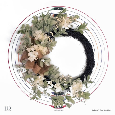 Faux Hydrangea 24'' Wreath