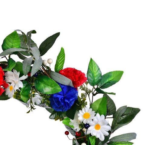 Faux Mixed Assortment Floral 22'' Wreath