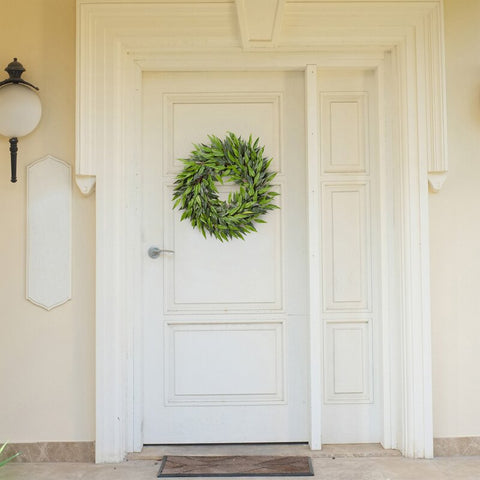 Faux Polyester Wreath