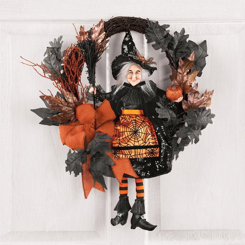 Faux Pumpkin & Gourds Polyester 18'' Wreath