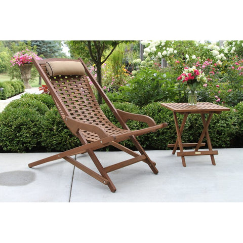 Fleur Eucalyptus Fliptop Outdoor Side Table