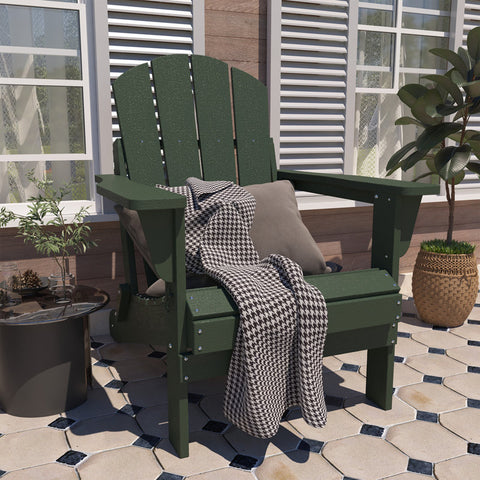 Foldable Outdoor Adirondack Chair
