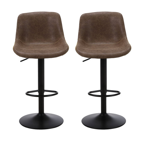 Gehlen Swivel Adjustable Height Bar Stool (Set of 2)