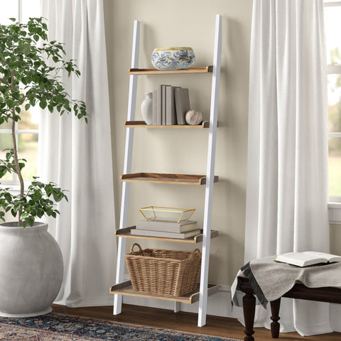 Gilliard 72.75" H x 25" W Ladder Bookcase