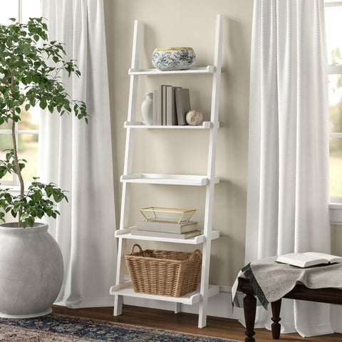 Gilliard 72.75" H x 25" W Ladder Bookcase