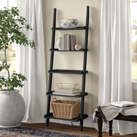 Gilliard 72.75" H x 25" W Ladder Bookcase