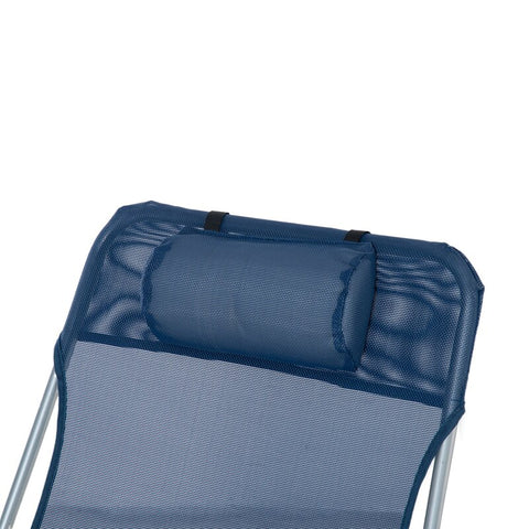 Ginder Outdoor Metal Chaise Lounge
