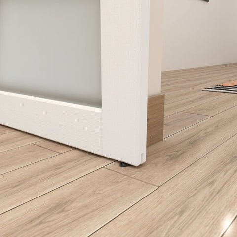 Glass Barn Door with Installation Hardware Kit