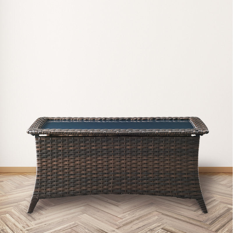 Glass Outdoor Coffee Table