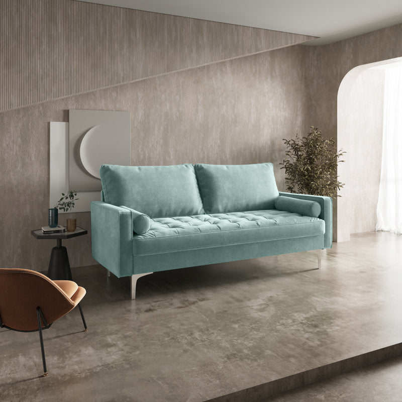 Gresham 70-inch Velvet Square Arm Sofa