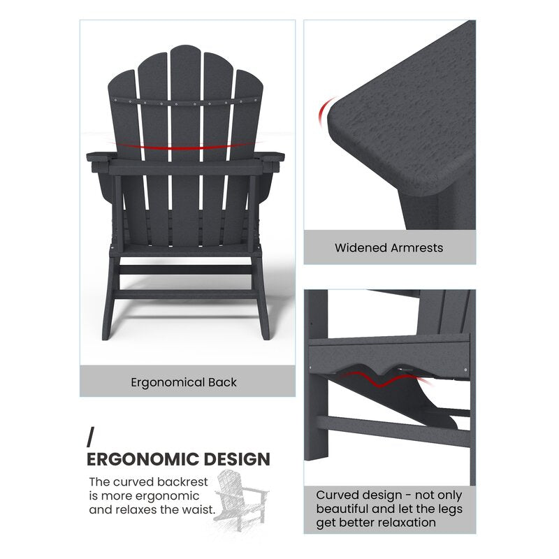 HDPE Outdoor Adirondack Chair