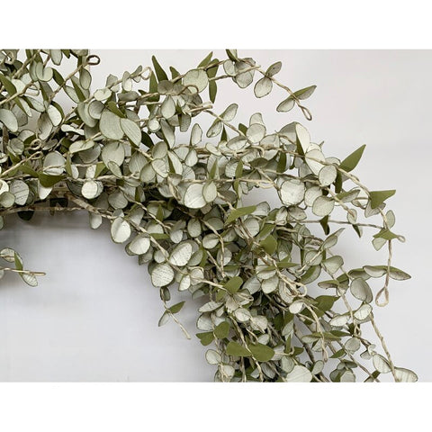 Handcrafted Faux Eucalyptus 24'' Wreath