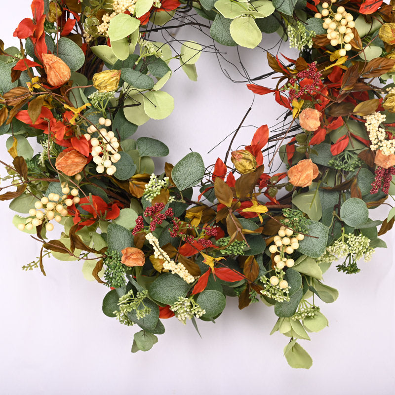 Handcrafted Faux Eucalyptus 26'' Wreath