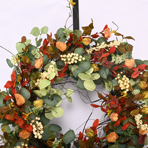 Handcrafted Faux Eucalyptus 26'' Wreath