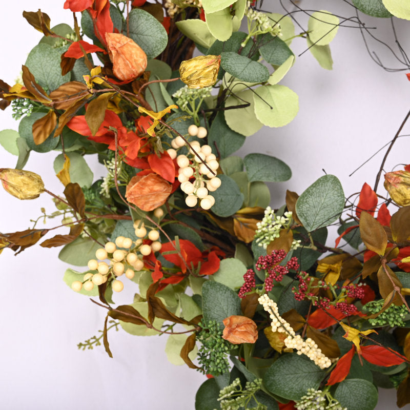 Handcrafted Faux Eucalyptus 26'' Wreath