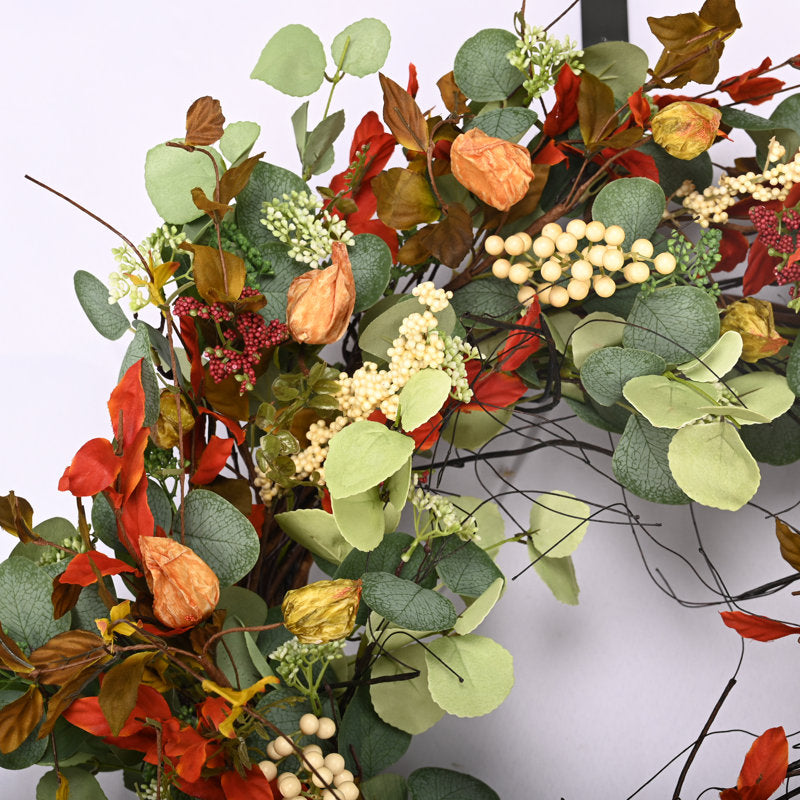 Handcrafted Faux Eucalyptus 26'' Wreath
