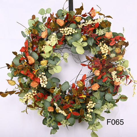Handcrafted Faux Eucalyptus 26'' Wreath
