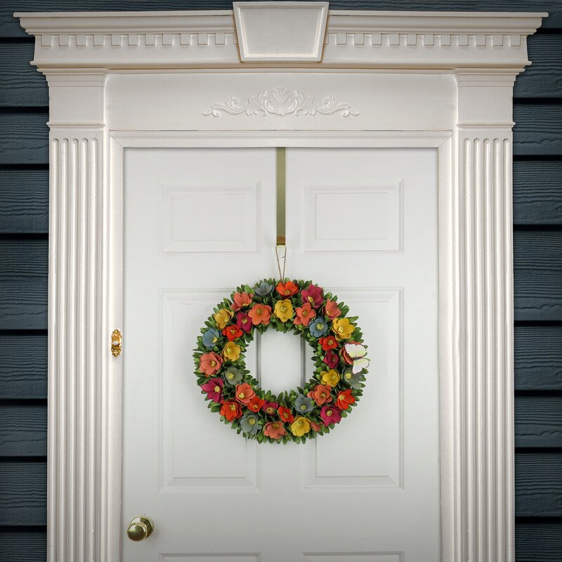 Handcrafted Faux Wood Chip / Wood Curl Wood 19.7'' Wreath