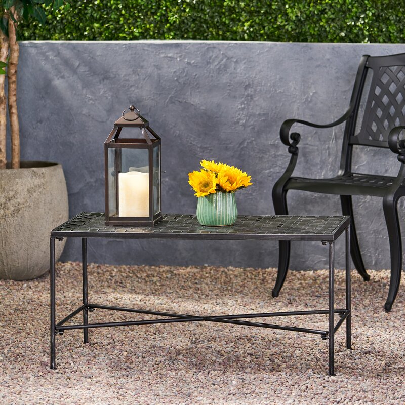 Hanselman Metal Outdoor Coffee Table