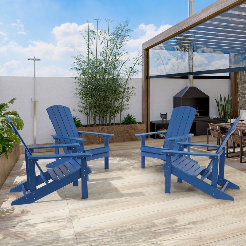 Hatolina Outdoor Adirondack Chair (Set of 4)