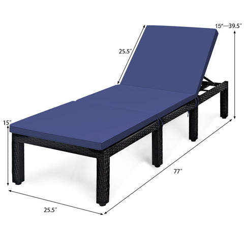 Isa Outdoor Chaise Lounge