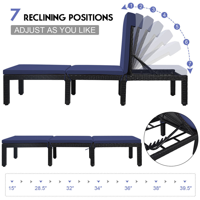 Isa Outdoor Chaise Lounge