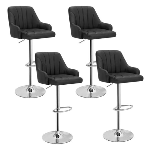Ishak Swivel Adjustable Height Stool (Set of 4)