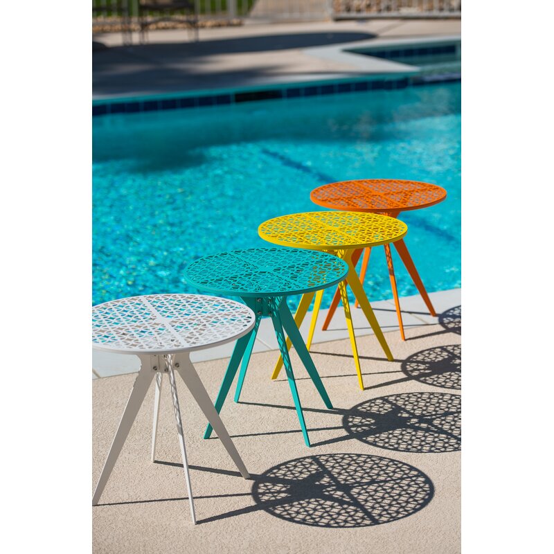 Jahkir Metal Outdoor Side Table