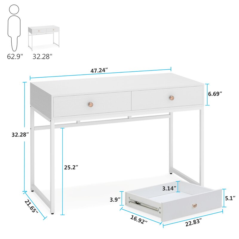 Jahnke 47.24'' Desk