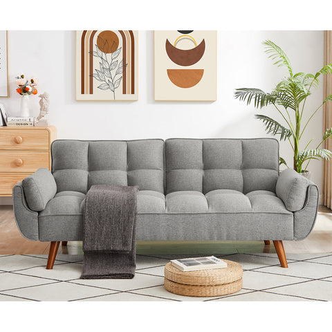 Jalena 75'' Upholstered Reclining Sleeper Sofa