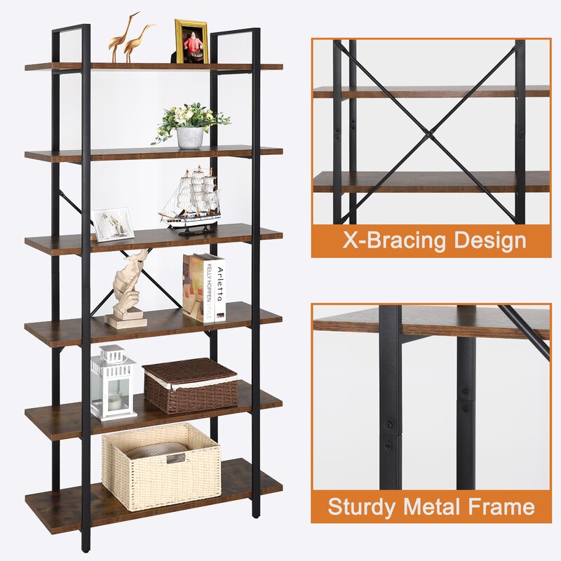 Jarnagin Steel Etagere Bookcase