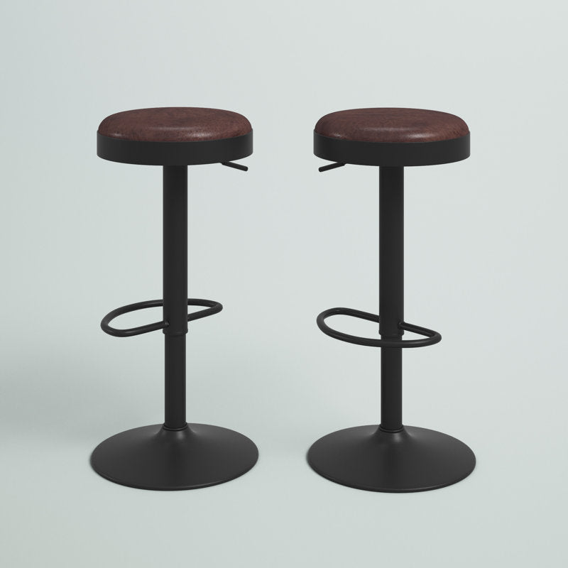 Jaydon Swivel Adjustable Height Stool (Set of 2)