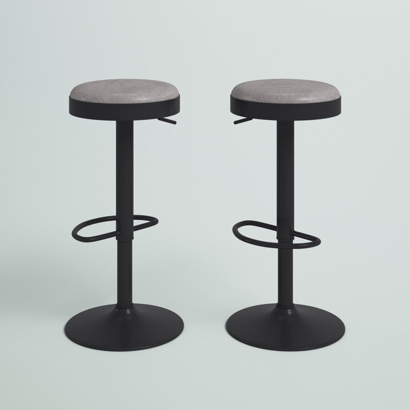 Jaydon Swivel Adjustable Height Stool (Set of 2)