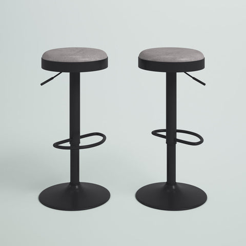 Jaydon Swivel Adjustable Height Stool (Set of 2)