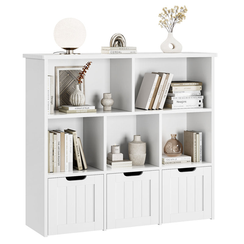 Kalb 39.4"W x 35.4'' H Cube Bookcase