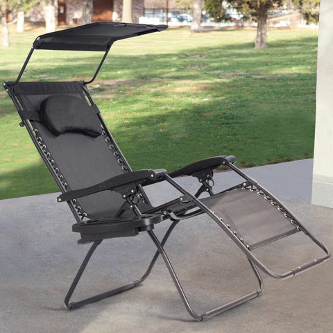 Kalobe Outdoor Metal Chaise Lounge