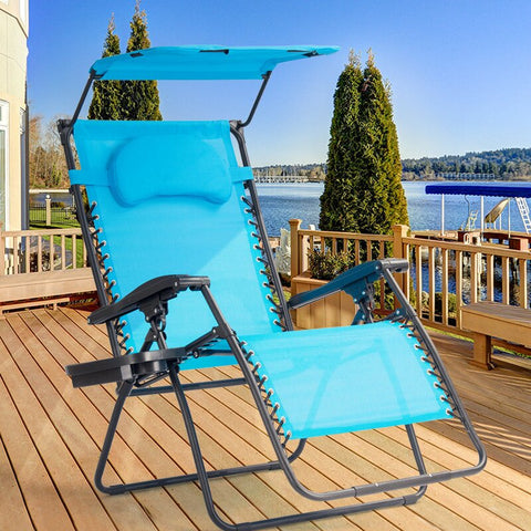 Kalobe Outdoor Metal Chaise Lounge
